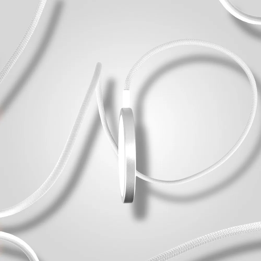 Ładowarka magnetyczna do MagSafe iPhone 17:16:15:14:13:12 (Mini:Plus:Pro:Pro Max) Qi 15W biala3