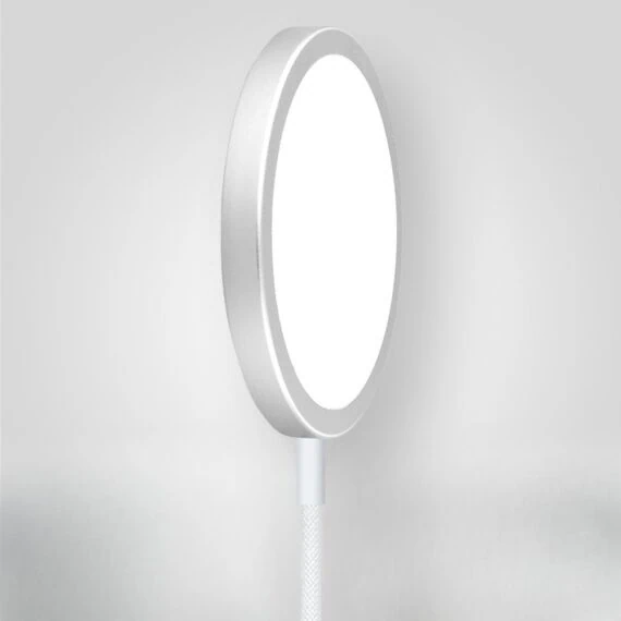 Ładowarka magnetyczna do MagSafe iPhone 17:16:15:14:13:12 (Mini:Plus:Pro:Pro Max) Qi 15W biala5
