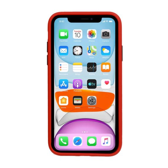 Color Button Red 3 D