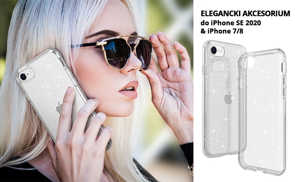 Etui Iphone 12 Pro Brokat Brokatowe Glitter Przezroczyste 12