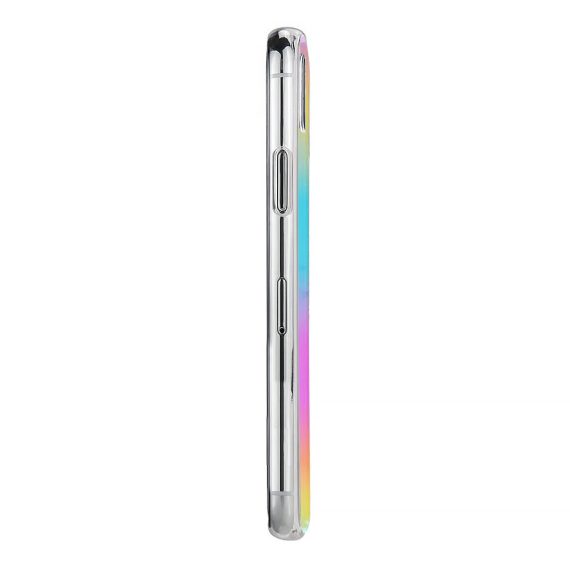 Etui Iphone 12 Pro Przezroczysty Fakturowy Tęczowy 6