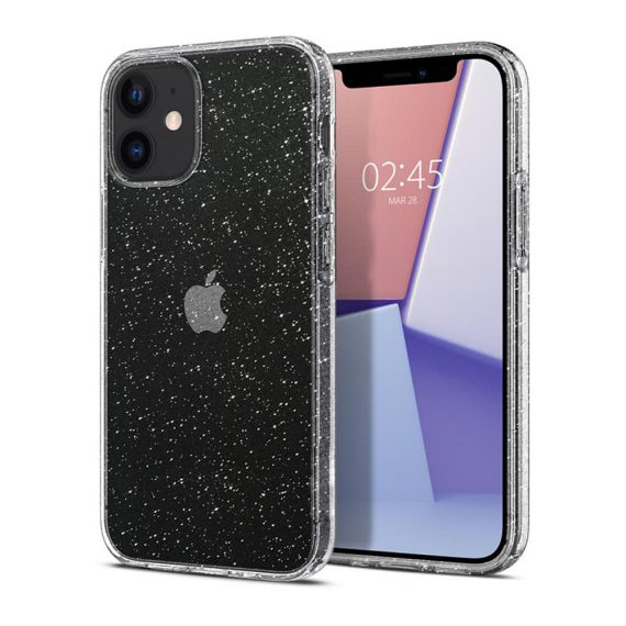 Etui Iphone 12 Brokat Brokatowe Glitter Przezroczyste 7