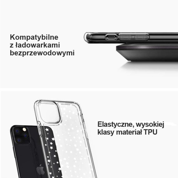 Mock U Iphone 11 Przezrocyste Z Nadrukiem Gwiazdki4