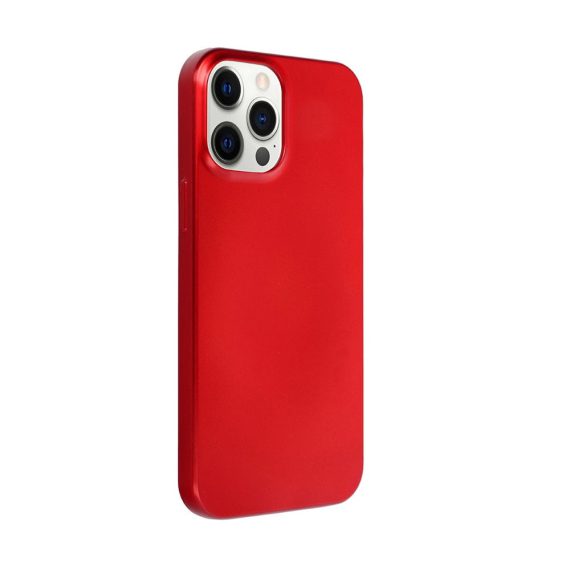 Etui do iPhone 12 Pro Max silikonowe elastyczne czerwone