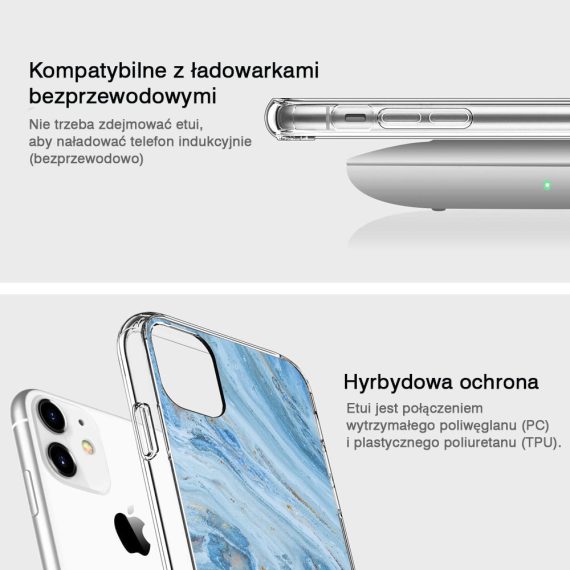 Iphone Iphone12 Marmur Niebieski6