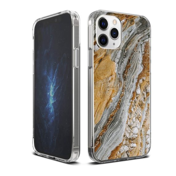 Etui do iPhone 11 Pro silikonowe ekskluzywne piaskowe skały