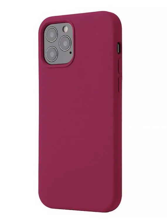 Etui Do Iphone 12 12 Pro Silikonowy Wisniowe 2