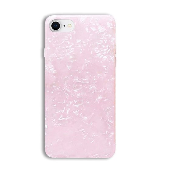 Etui do iPhone SE2022/SE2020 /8/7 muszla perłowa różowa
