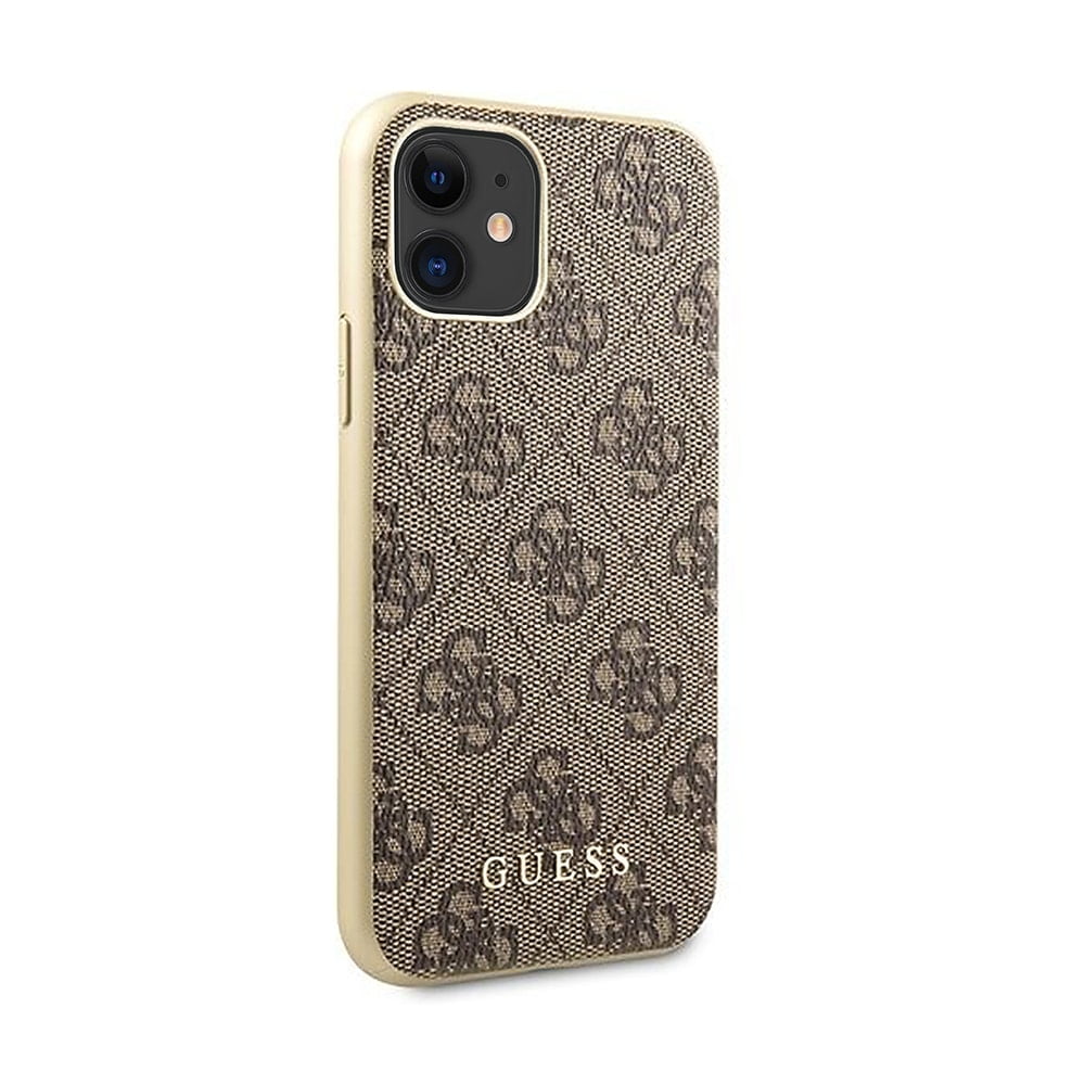 Etui Do Iphone Silikonowe Ekskluzywne Guess Br Zowe Etui Obudowy