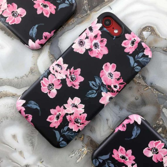 2020 iphone se 2 pink flower black case ipone 7 iphone 8 toronto canada offinstyle