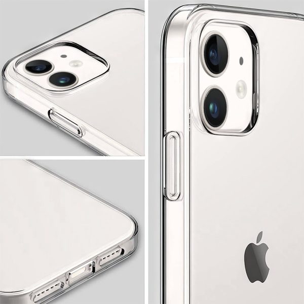 etui do iphone 11 ever clear hybrid odporne na żółknięcie, przeźroczyste