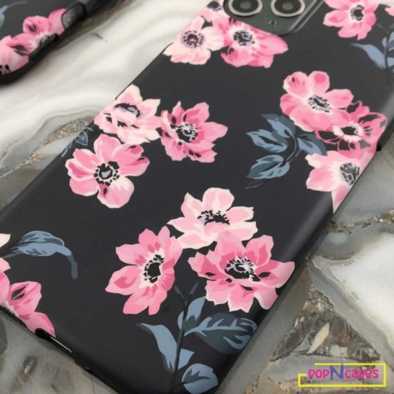 closeup pink floral flower blue purple iphone fashion case iphone 11 cases popncases offinstyle toronto canada 768x768kk