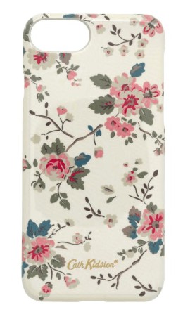 Etui do iPhone 7 Plus/8 Plus eleganckie białe z kwiatami