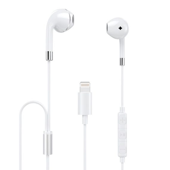 Słuchawki do iPhone MFI 7/8/X/XR/11/12 białe