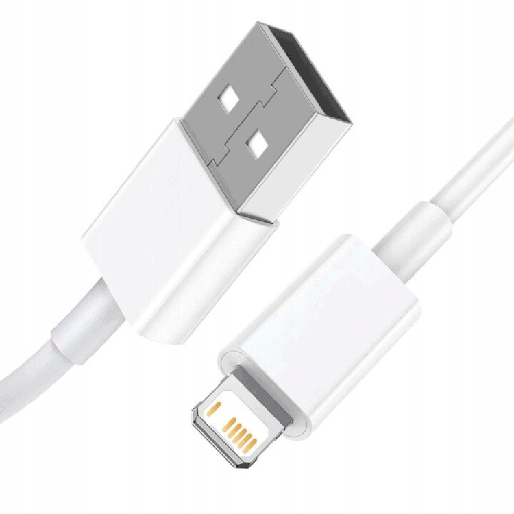 krótki kabel lightning travel do iphone 14/13/12/11/xs/xr/8/se 25 cm