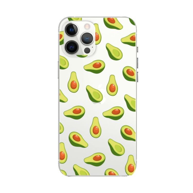 mock u iphone 12 pro przezrocyste z nadrukiem avocado1