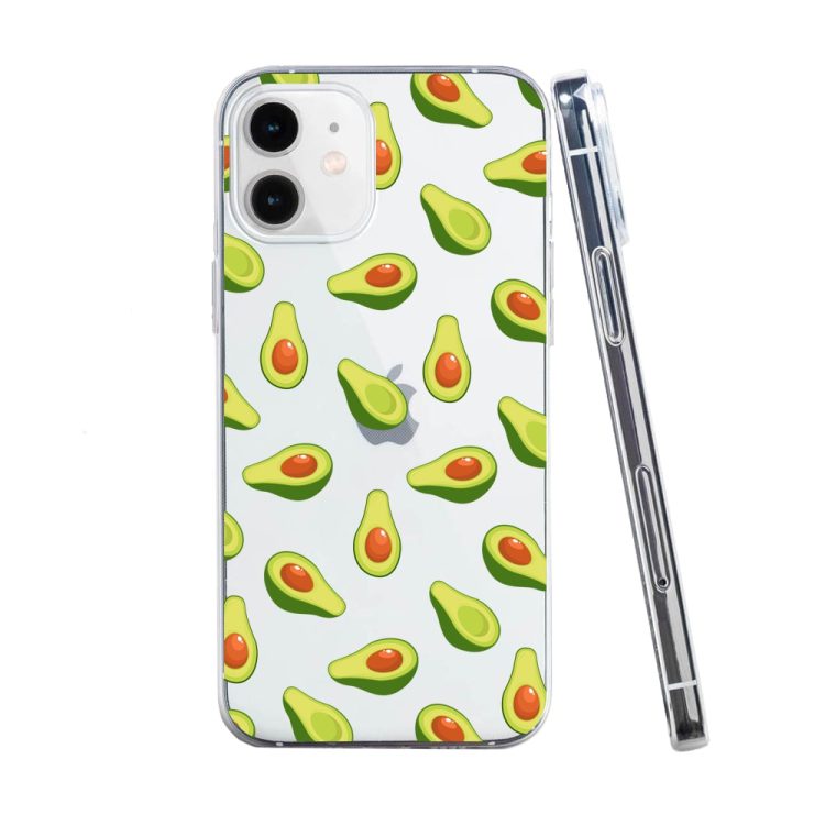 mock u iphone 12 przezrocyste z nadrukiem avocado1