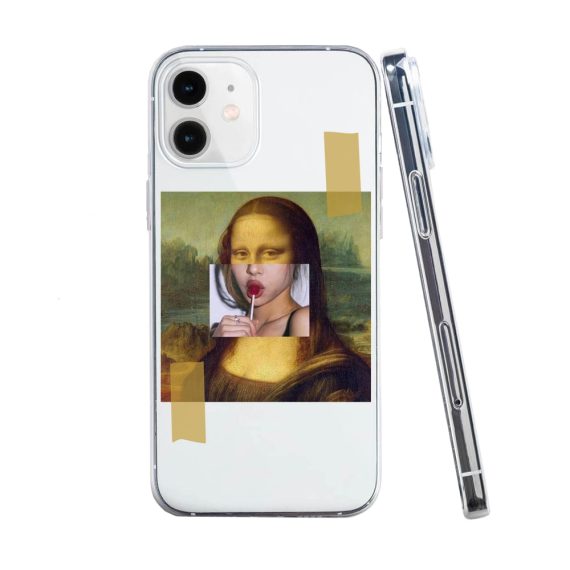 Etui do iPhone 12 z nadrukiem Mona Lisa