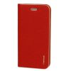 Etui do iPhone 12 Pro czerwone typu książka stylowe z aluminiową ramką