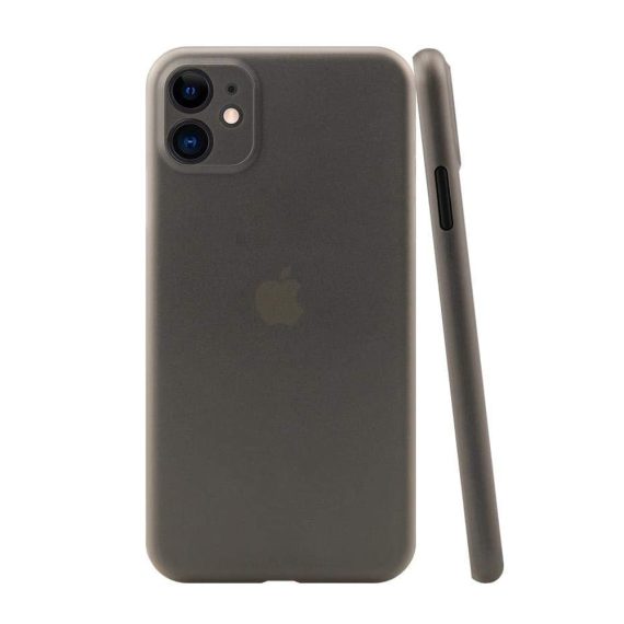 Etui do iPhone 11 cienkie półprzezroczyste smoked skin shield