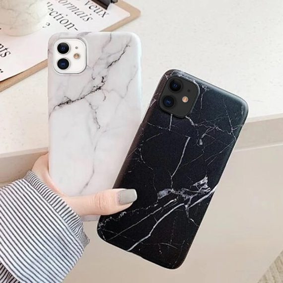 pol pm wozinsky marble zelowe etui pokrowiec marmur iphone 11 bialy 55209 5 1