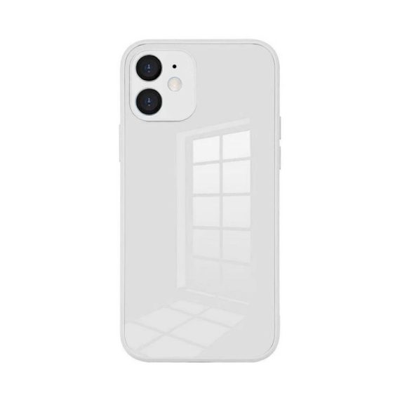 Etui do iPhone 11 białe doskonała ochrona, szklany tył