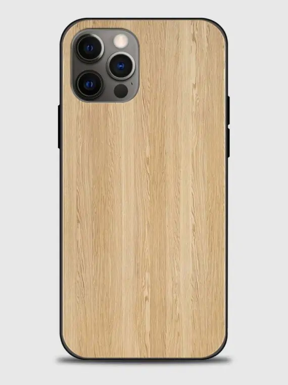 etui iphone 12 pro prwadziwe drewno jasne 2