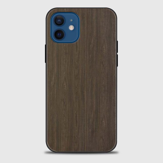 Etui do iPhone 12 prawdziwe drewno – mahoń
