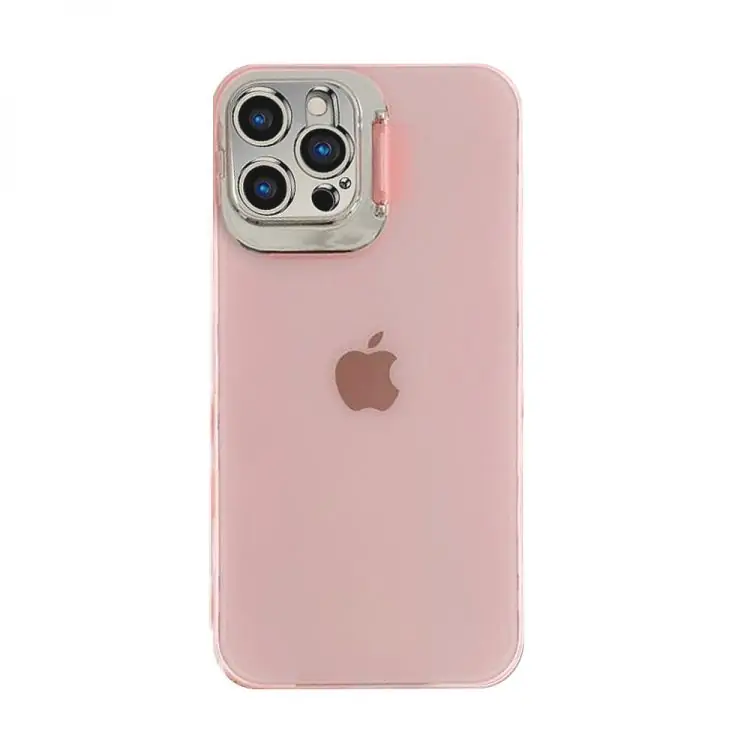 iphone12 pro klapka matowe rozowe
