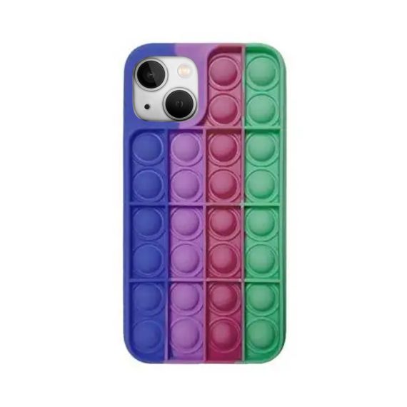 Etui do iPhone 13 Mini Bubble bąbelkowe sensoryczne antystresowe kolorowe