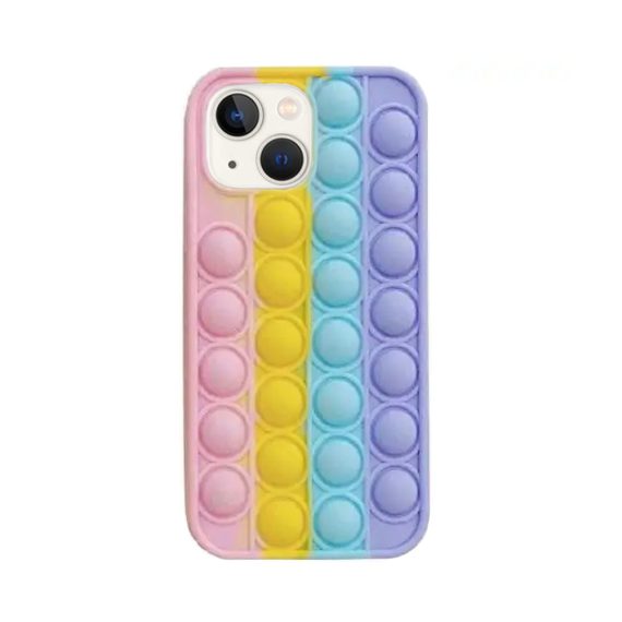 Etui do iPhone 13 Mini Bubble bąbelkowe sensoryczne antystresowe pastelowe