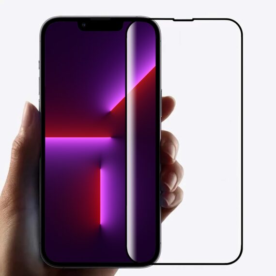 Szkło najtrwalsze kompozytowe z powłoką ceramiczną na cały ekran 5D z ramką do iPhone 13 Pro Max -poprawione (4)