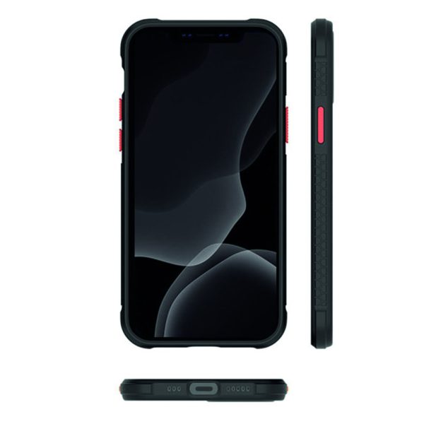 case etui iphone 12 pro defender hybrid bumper z kolorowymi przyciskami 5