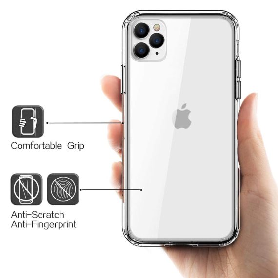 etui iphone 11 pro silikonowe przezroczyste clear case 2