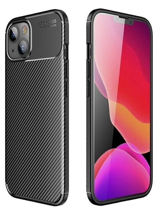 mocco trust armored shockproof carbon kaitse mbris telefonile apple iphone 13 pro max must 14752540