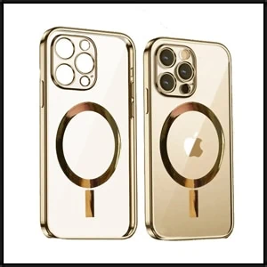 zobacz więcej etui do iphone 13 pro złote premium golden magsafe z osłoną kamery