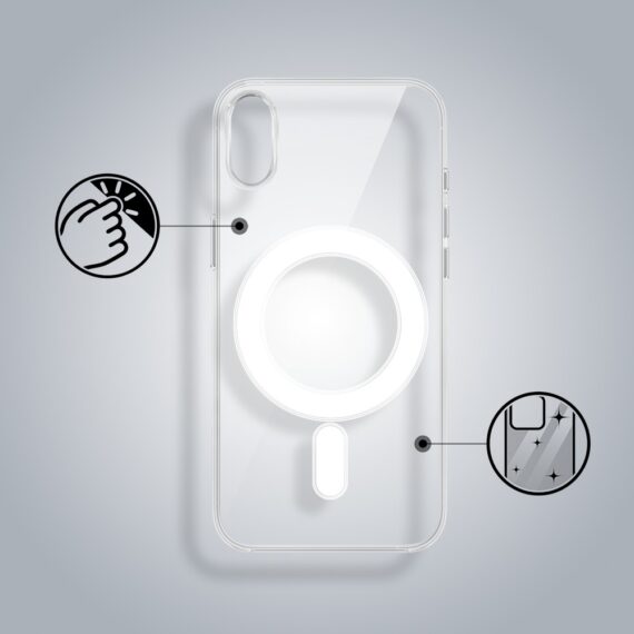Clear Case, twardy tył z MagSafe, przeźroczyste (5)