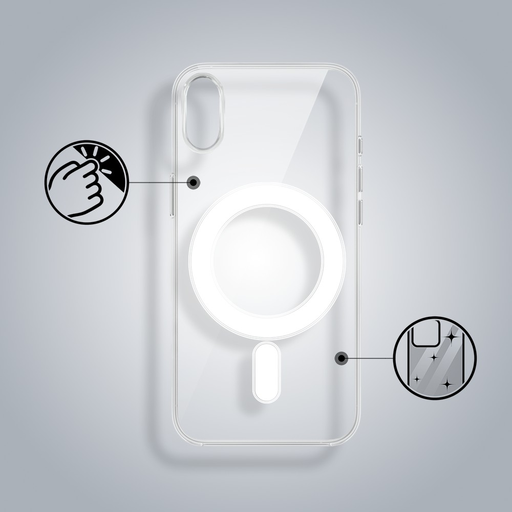 Clear Case, twardy tył z MagSafe, przeźroczyste (5)
