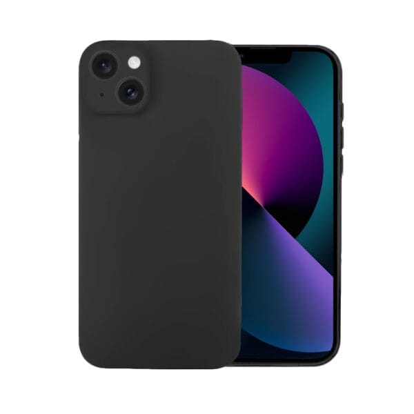 etui iphone 13 mini silikonowe z osłoną na aparat gczarne 1