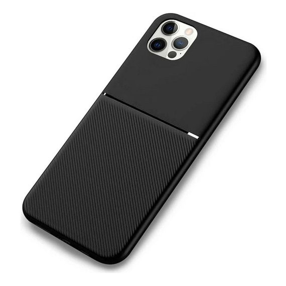 etui iphone 11 silikonowe z osłoną na aparat czarne 1