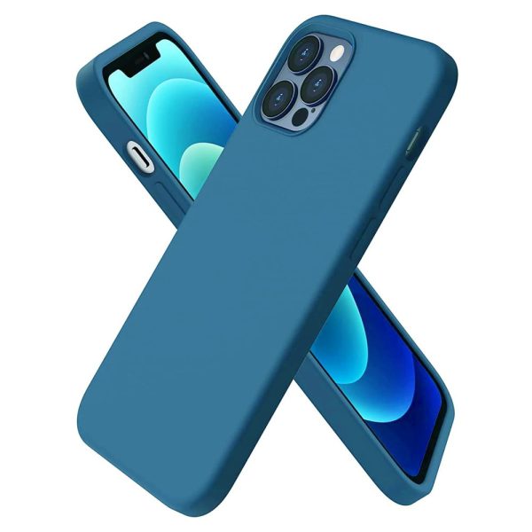 etui silikonowe niebieskie iphone 13 pro max 1