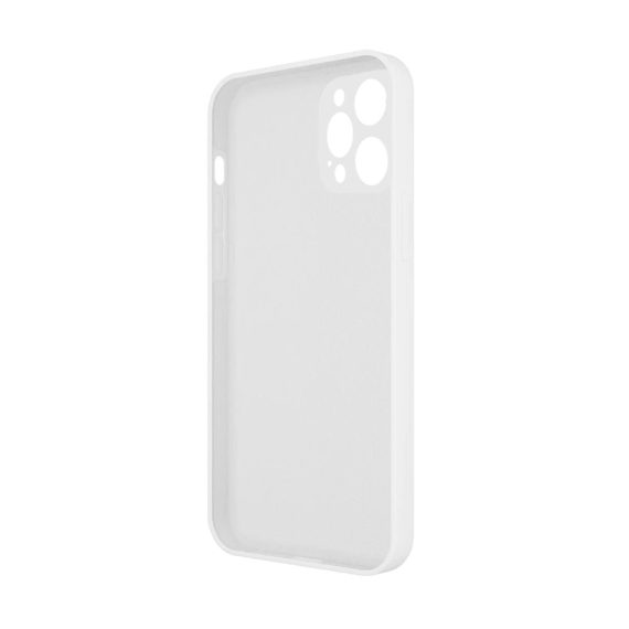 etui iphone 12 pro silikonowe z osłoną na aparat białe 8