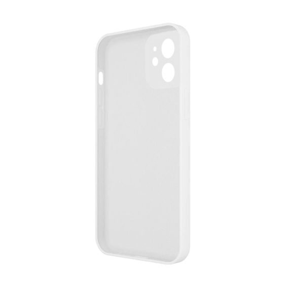etui iphone 12 silikonowe z osłoną na aparat białe 8