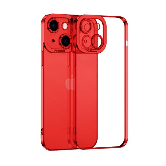 Etui do iPhone 13 mini Camera High PRO original red czerwona ramka