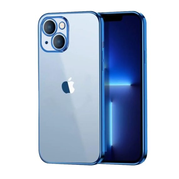 Etui do iPhone 13 Mini slim blue z osłoną kamery, głęboki niebieski (OUTLET)