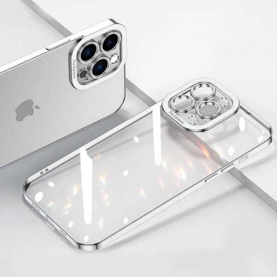 etui iphone 13 pro pro camera protect srebrne 5