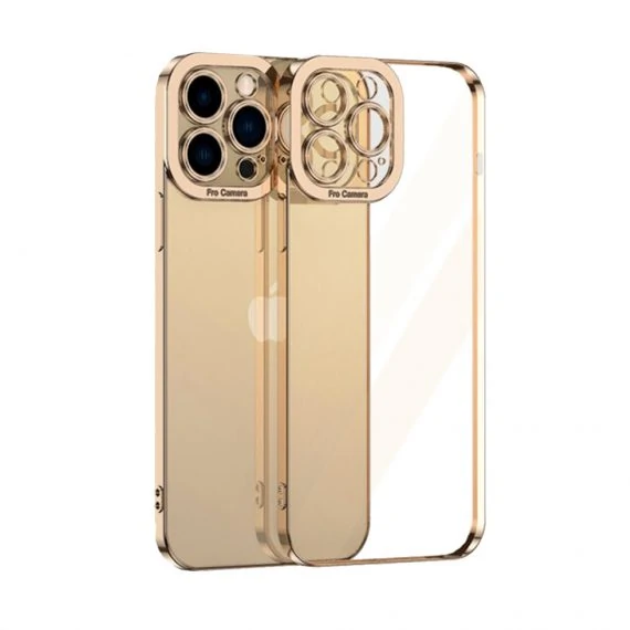 etui iphone 13 pro pro camera protect złote 2