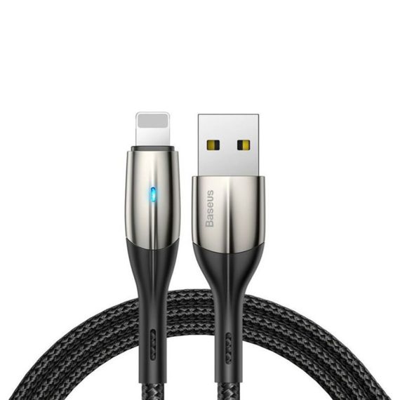 Kabel USB – Lightning do szybkiego ładowania PD QC do iPhone SE/X/11/12/13/14 – 1 metr, czarny