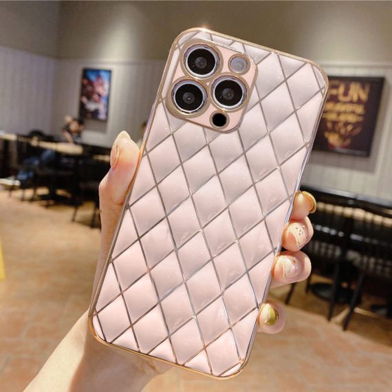 etui do iphone 13 biabe alabastrowe ze zbotym poszyciem w diamenty 5 got 13 pro pink