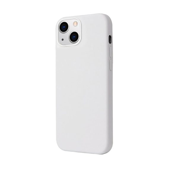 etui do iphone 13 silikonowe z mikrofibr premium soft touch biabe alabastrowe 2 got